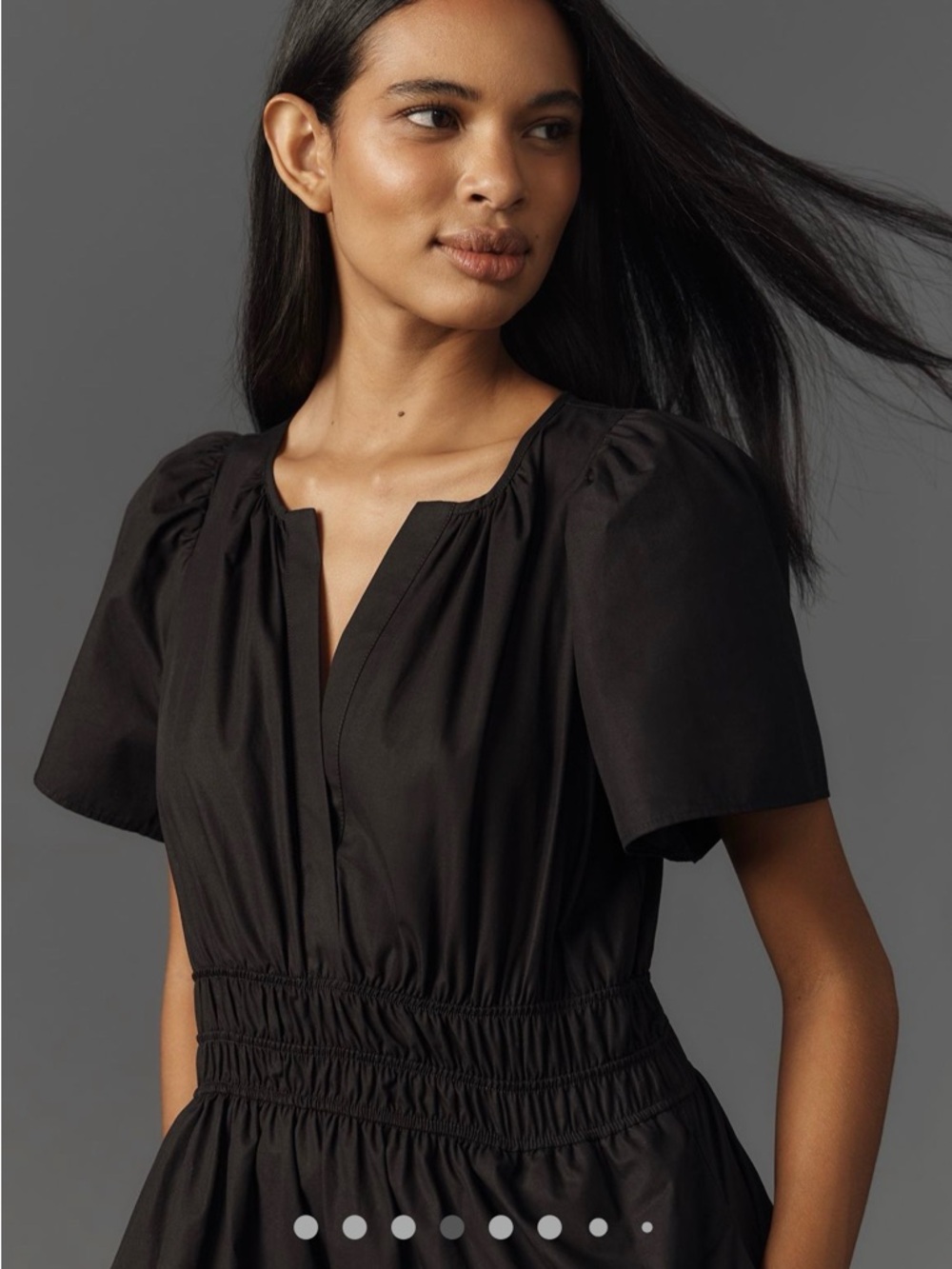 Somerset Black Midi Dress Size Small